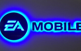 backlit channel letter ea mobile