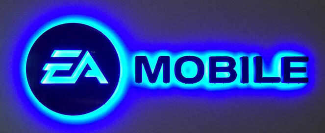 backlit channel letter ea mobile